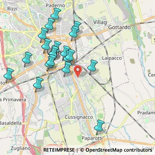 Mappa Via Aurelio Mistruzzi, 33100 Udine UD, Italia (2.047)