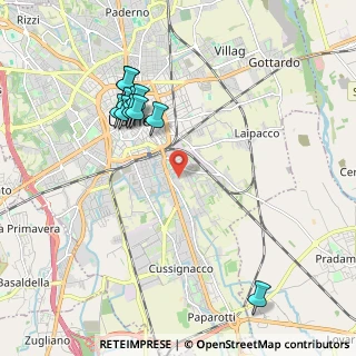 Mappa Via Aurelio Mistruzzi, 33100 Udine UD, Italia (1.98455)