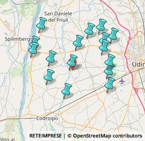 Mappa 33036, 33036 Mereto di Tomba UD, Italia (7.2725)