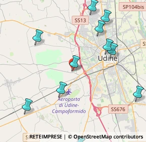 Mappa Via Silvio Pellico, 33037 Pasian di Prato UD, Italia (5.92214)