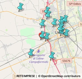 Mappa Via Silvio Pellico, 33037 Pasian di Prato UD, Italia (3.67313)