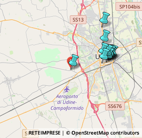 Mappa Via Silvio Pellico, 33037 Pasian di Prato UD, Italia (3.76083)