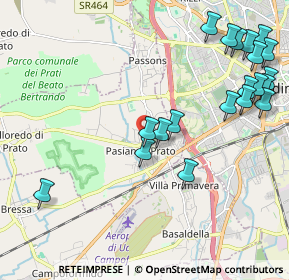 Mappa Via Silvio Pellico, 33037 Pasian di Prato UD, Italia (2.5285)