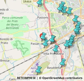 Mappa Via Silvio Pellico, 33037 Pasian di Prato UD, Italia (2.436)