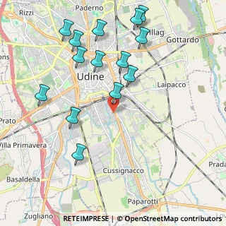 Mappa Via Manlio Feruglio, 33100 Udine UD, Italia (2.24571)