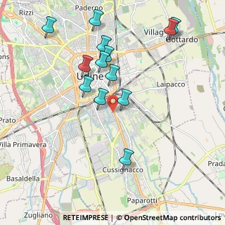 Mappa Via Manlio Feruglio, 33100 Udine UD, Italia (2.02)