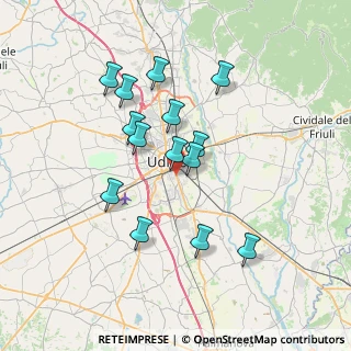 Mappa Via Manlio Feruglio, 33100 Udine UD, Italia (6.315)