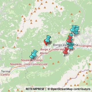 Mappa Via S. Giuseppe, 38050 RONCEGNO TERME TN, Italia (3.74333)