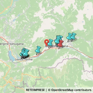 Mappa Via S. Giuseppe, 38050 RONCEGNO TERME TN, Italia (7.152)