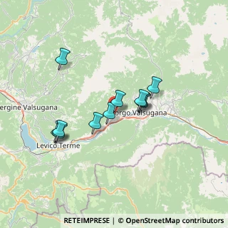 Mappa Via S. Giuseppe, 38050 RONCEGNO TERME TN, Italia (5.75455)