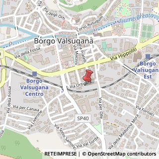 Mappa Via Ortigara, 14, 38051 Borgo Valsugana, Trento (Trentino-Alto Adige)