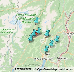 Mappa Via Freri, 38070 Ragoli TN, Italia (8.83182)