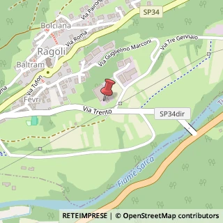 Mappa Via Trento, 13, 38095 Ragoli, Trento (Trentino-Alto Adige)