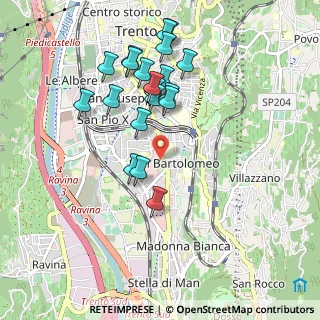 Mappa Viale Verona, 38100 Trento TN, Italia (0.9155)
