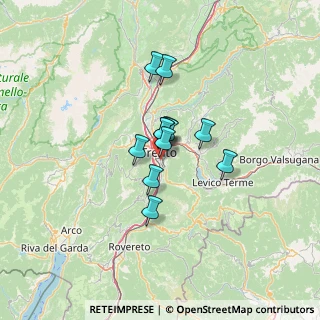 Mappa Viale Verona, 38100 Trento TN, Italia (7.74)