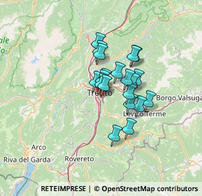 Mappa Viale Verona, 38100 Trento TN, Italia (8.68)