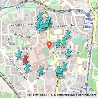 Mappa Viale Verona, 38100 Trento TN, Italia (0.26)
