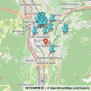 Mappa Viale Verona, 38100 Trento TN, Italia (1.874)