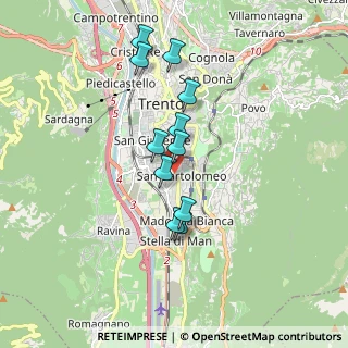 Mappa Viale Verona, 38100 Trento TN, Italia (1.46818)