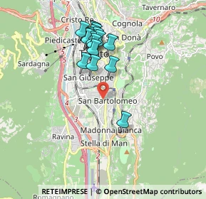 Mappa Viale Verona, 38100 Trento TN, Italia (1.73556)