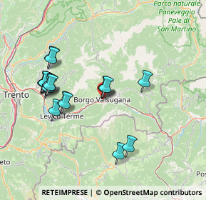 Mappa Via Ortigara, 38051 Borgo Valsugana TN, Italia (14.5705)