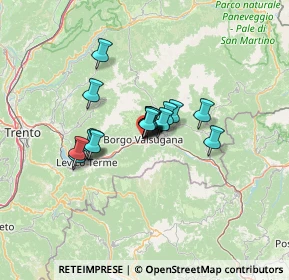 Mappa Via Ortigara, 38051 Borgo Valsugana TN, Italia (7.93056)