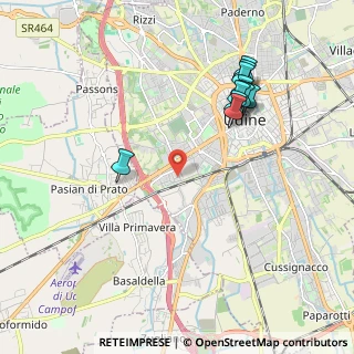 Mappa Via Ottobono, 33100 Udine UD, Italia (2.06273)