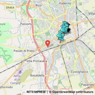 Mappa Via Ottobono, 33100 Udine UD, Italia (1.8935)