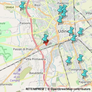 Mappa Via Ottobono, 33100 Udine UD, Italia (2.67385)