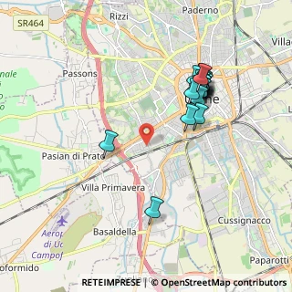 Mappa Via Ottobono, 33100 Udine UD, Italia (1.866)