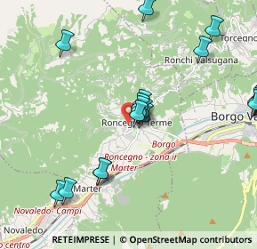 Mappa Via Don Francesco Meggio, 38050 Roncegno Terme TN, Italia (2.3345)