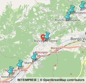 Mappa Via Don Francesco Meggio, 38050 Roncegno Terme TN, Italia (3.34917)