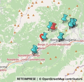 Mappa Via Don Francesco Meggio, 38050 Roncegno Terme TN, Italia (3.89077)