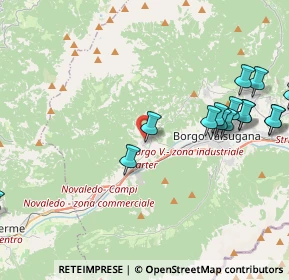 Mappa Via Don Francesco Meggio, 38050 Roncegno Terme TN, Italia (5.26706)