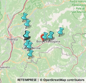 Mappa Via Don Francesco Meggio, 38050 Roncegno Terme TN, Italia (11.59769)