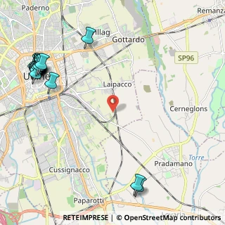 Mappa Via Renati Filippo, 33100 Udine UD, Italia (3.178)