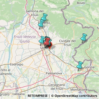 Mappa Via Renati Filippo, 33100 Udine UD, Italia (8.73692)