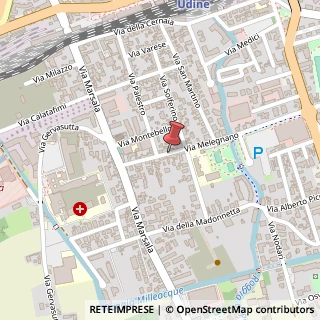 Mappa Via Melegnano, 37, 33100 Udine, Udine (Friuli-Venezia Giulia)