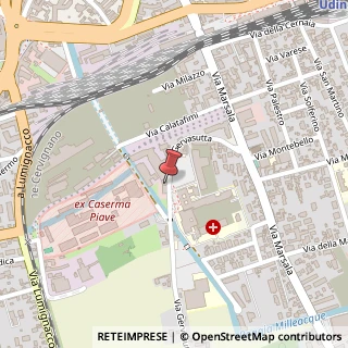 Mappa Via Gervasutta, 29, 33100 Udine, Udine (Friuli-Venezia Giulia)