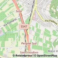 Karte Pergine Valsugana