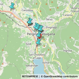 Mappa Via Padova, 38057 Pergine Valsugana TN, Italia (1.36909)