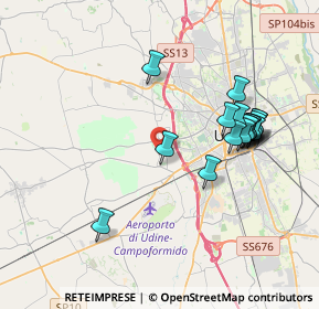 Mappa Via Passons, 33037 Pasian di Prato UD, Italia (3.71176)