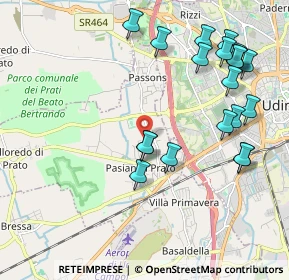 Mappa Via Passons, 33037 Pasian di Prato UD, Italia (2.272)