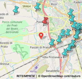 Mappa Via Passons, 33037 Pasian di Prato UD, Italia (2.7595)