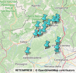 Mappa Viale Vasco Salvatelli, 32026 Borgo Valbelluna BL, Italia (12.32294)