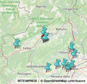 Mappa Viale Vasco Salvatelli, 32026 Borgo Valbelluna BL, Italia (17.08636)