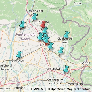 Mappa Via Mariano Del Friuli, 33100 Udine UD, Italia (12.85286)