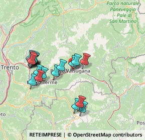 Mappa Via Giurisdicenti Giovannelli, 38051 Borgo Valsugana TN, Italia (14.388)