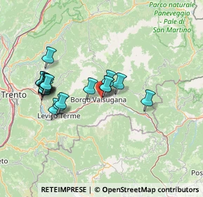 Mappa Via Giurisdicenti Giovannelli, 38051 Borgo Valsugana TN, Italia (13.5775)