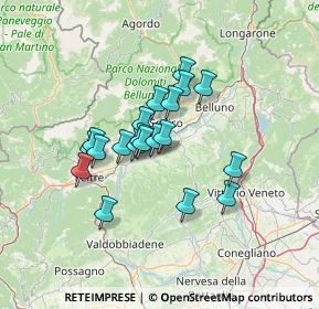 Mappa 32026 Borgo Valbelluna BL, Italia (10.042)
